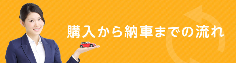 購入から納車までの流れ