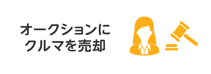 オークションにクルマを売却